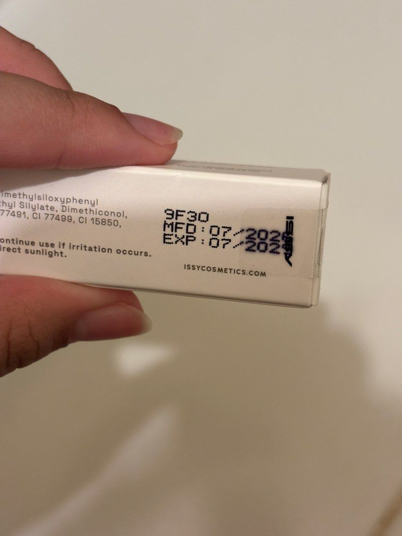 Issy Lip Lacquer in Two- Faced (Category: Makeup) located in Imus. Submitted by the_preloved_garage (Listing ID 1467992441, Image 3). Description: Issy Lip Lacquer in Two- Faced - brand new, unopened - expiry date: July 2029 - with box - shade: Two- Faced - sf will be shouldered by the buyer NO COD Type Lipstick & Lip Balm.
