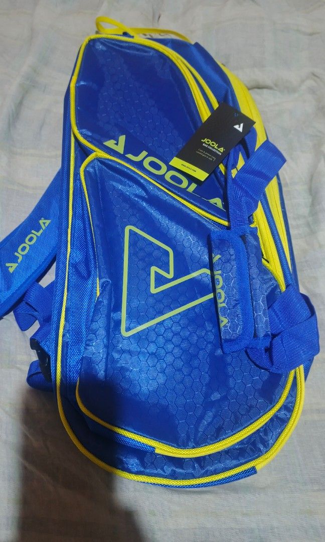 Joola elite pickleball bag (Category: Backpacks) located in Manila. Submitted by jzenroz (Listing ID 1467853744, Image 2). Description: For sale original bag Used only twice Good S bew Medyo nalalakihan lang Joola tour elite pickleball bag 3,500 pesos only Fixed mura na yan Original price nasa pics na Bentang tropa na lang Can fit 4 paddles Insulated na rin cya Pick up only chua s pavilion dalahican cavite city Mas ok pick up para macheck nyo ite