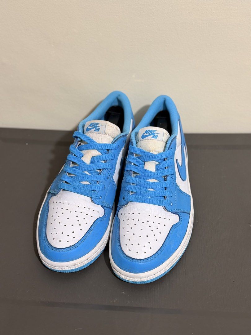 Jordan 1 SB Eric Koston UNC (Category: Sneakers) located in Baguio. Submitted by snkr.essence (Listing ID 1467973758, Image 1). Description: J1 x SB Eric Koston Size: 9 US 8 UK 27 CM Condition: Used Inclusions: Pair only Price: ₱3,999 + SF Check us out on: IG: snkr.essence Carousell: snkr.essence 🚚 📦Shipping Thru J&T (₱200 SF) 📍Baguio City - 2600.