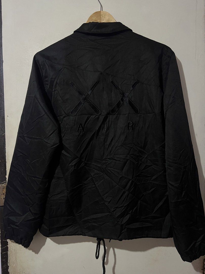 JORDAN X KAWS COACH JACKET (Category: Coats, Jackets and Outerwear) located in Manila. Submitted by dailystrategythrift (Listing ID 1467841450, Image 2). Description: JORDAN X KAWS COACH JACKET (HQR) SIZE MEDIUM ON TAG WIDTH - 21 LENGTH - 27 EXCELLENT ASNEW CONDITION💯❤️.