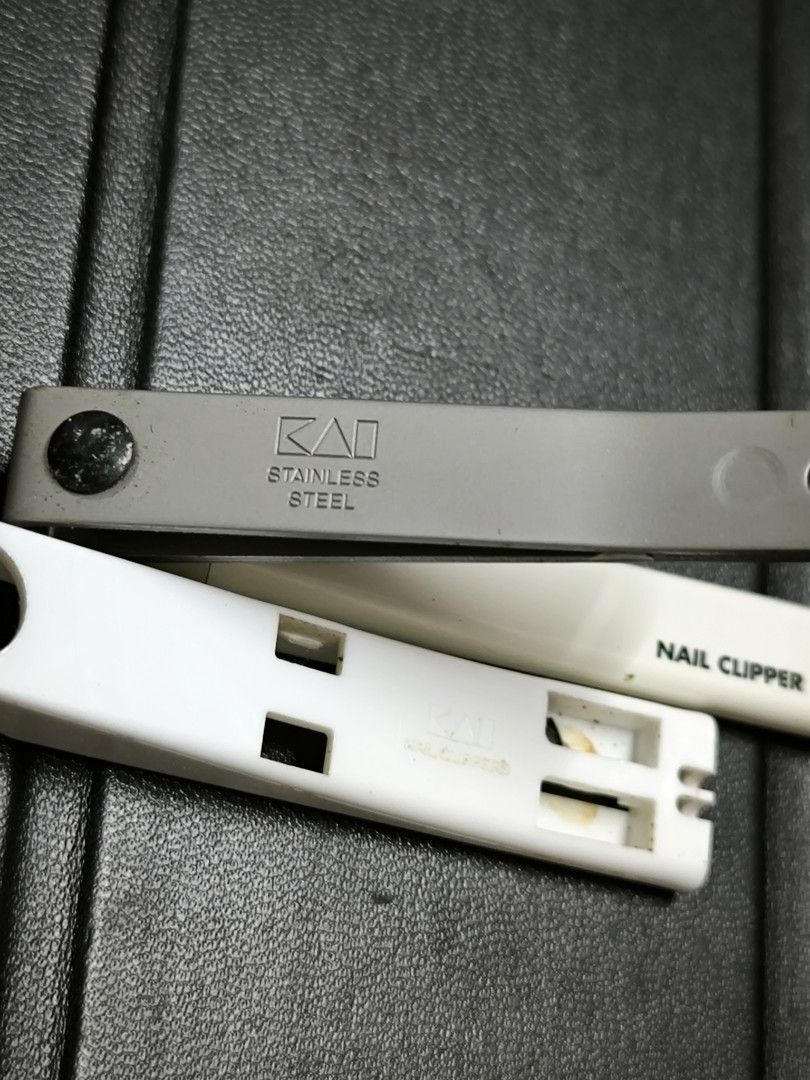KAI Stainless Steel Nail Clipper (Category: Hands & Nails) located in Angeles City. Submitted by yellowbrickstore (Listing ID 1467910821, Image 3). Description: - Authentic KAI stainless steel nail clipper - Built-in handle shell keeps nail clippings neatly contained - Compact folding design with an integrated nail file on the lever - Perfect, practical tool for everyday grooming - Shows minor signs of previous use but fully functional.