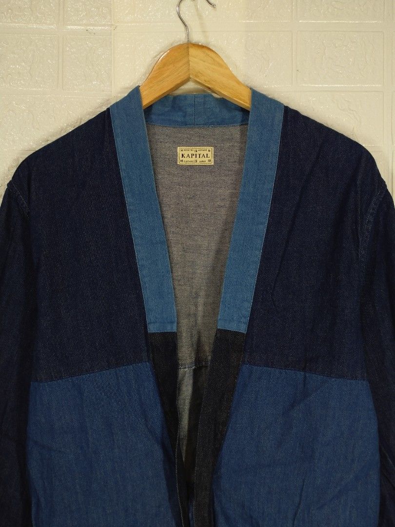 KAPITAL DENIM KAKASHI (Category: Coats, Jackets and Outerwear) located in Baguio. Submitted by dansteals (Listing ID 1468043976, Image 3). Description: 31 X 21 LARGE.