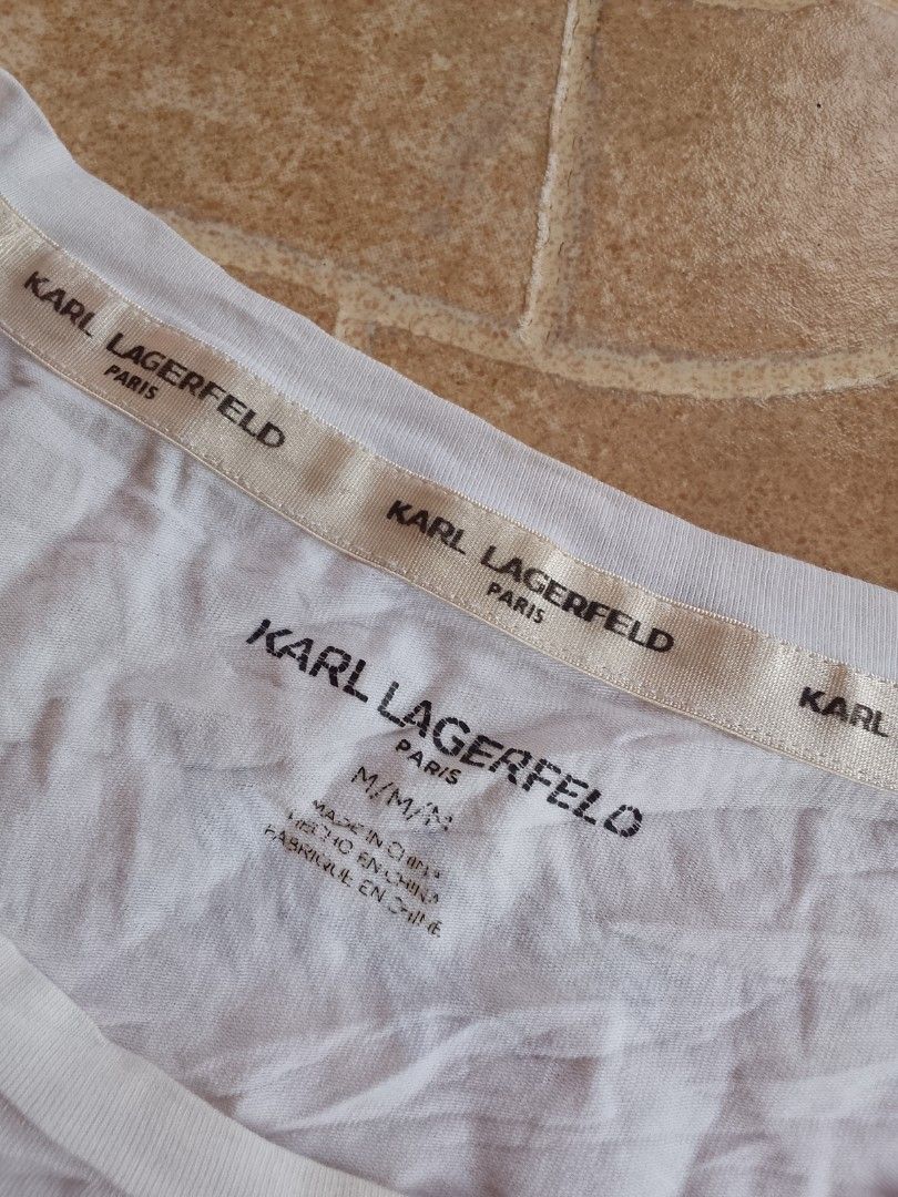 Karl Lagerfeld (Category: Tshirts & Polo Shirts ) located in Ligao. Submitted by ulapipot (Listing ID 1467959047, Image 3). Description: Med to Large Excellent Condition 9.5/10 Color Rate Need wash.