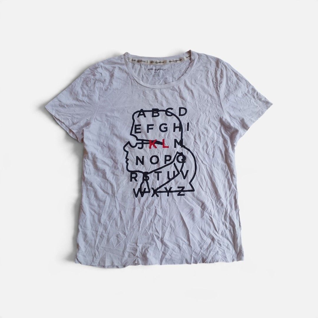 Karl Lagerfeld (Category: Tshirts & Polo Shirts ) located in Ligao. Submitted by ulapipot (Listing ID 1467959047, Image 1). Description: Med to Large Excellent Condition 9.5/10 Color Rate Need wash.