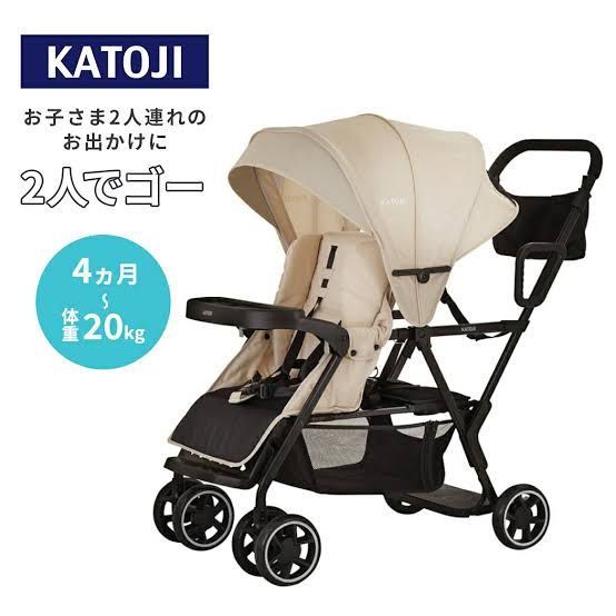 Katoji Tandem Stroller Double Stroller (Category: Strollers) located in Valenzuela. Submitted by jgalano1 (Listing ID 1467929916, Image 1). Description: Stroller Brand: KATOJI Two-Person Go Tandem Stroller 👶🏻👶🏻 Condition: Preloved from Japan, in good condition. Age Recommendation: Front seat: 6 months up to 20kg. Rear seat: 30 months (2.5 years) up to 20kg Features: - Front seat reclines for nap time - Supports up to 20kg per seat - Rear seat