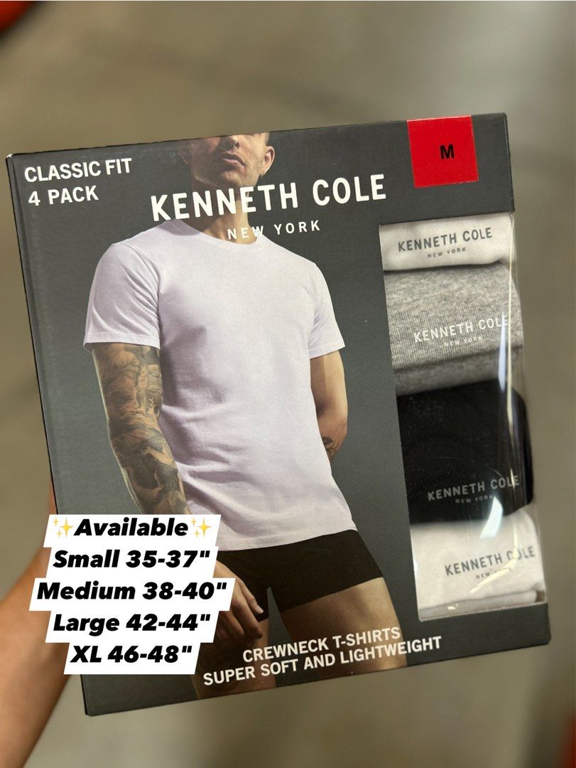 Kenneth cole 4pk (Category: Tshirts & Polo Shirts ) located in Calamba. Submitted by biyanggg (Listing ID 1467993498, Image 2). Description: Plus sf Small - XL available Onhand ph.