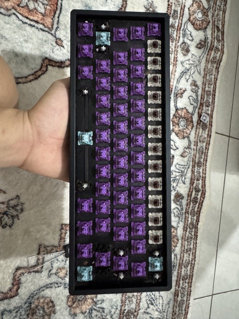 Keychron K12 Wireless Mechanical Keyboard (Category: Computer Keyboard) located in Manila. Submitted by crledwrd (Listing ID 1467901542, Image 3). Description: - Model: Keychron K12 Wireless Mechanical Keyboard (Compact Layout) - Condition: Fully functional, well-maintained, and ready for use - Switches: Hot-swappable board currently installed with AKKO Lavander switch and Gateron Brown - Inclusions: Original box and keycap puller tool - Extras: 