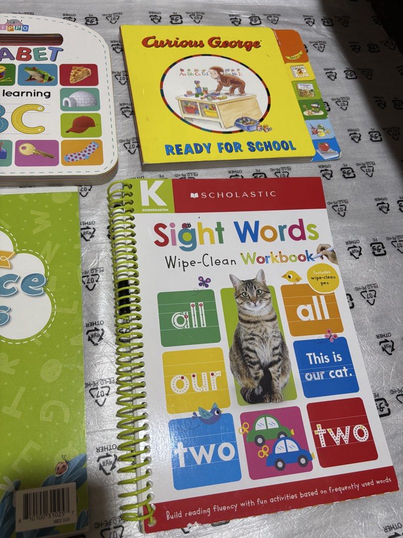Kids learning books and wipe-clean workbooks bundle (Category: Children's Books) located in Manila. Submitted by wardrobeinmnl (Listing ID 1467903442, Image 2). Description: 150-180.