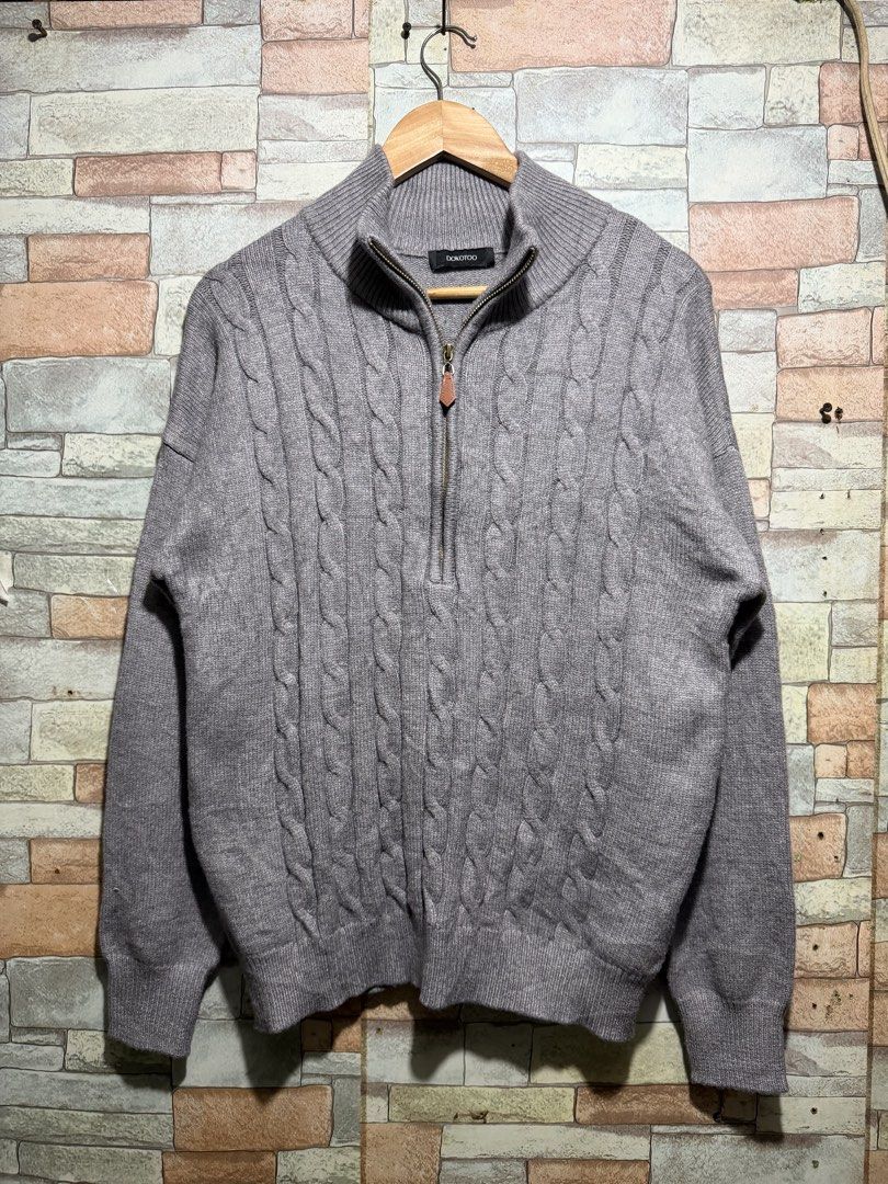 Knitted qzip Ralph lauren alternative (Category: Coats, Jackets and Outerwear) located in Quezon City. Submitted by ree3_dr0pp2k25 (Listing ID 1467923265, Image 1). Description: 19.5x25.5 No issue Super comfy material RL vibes.