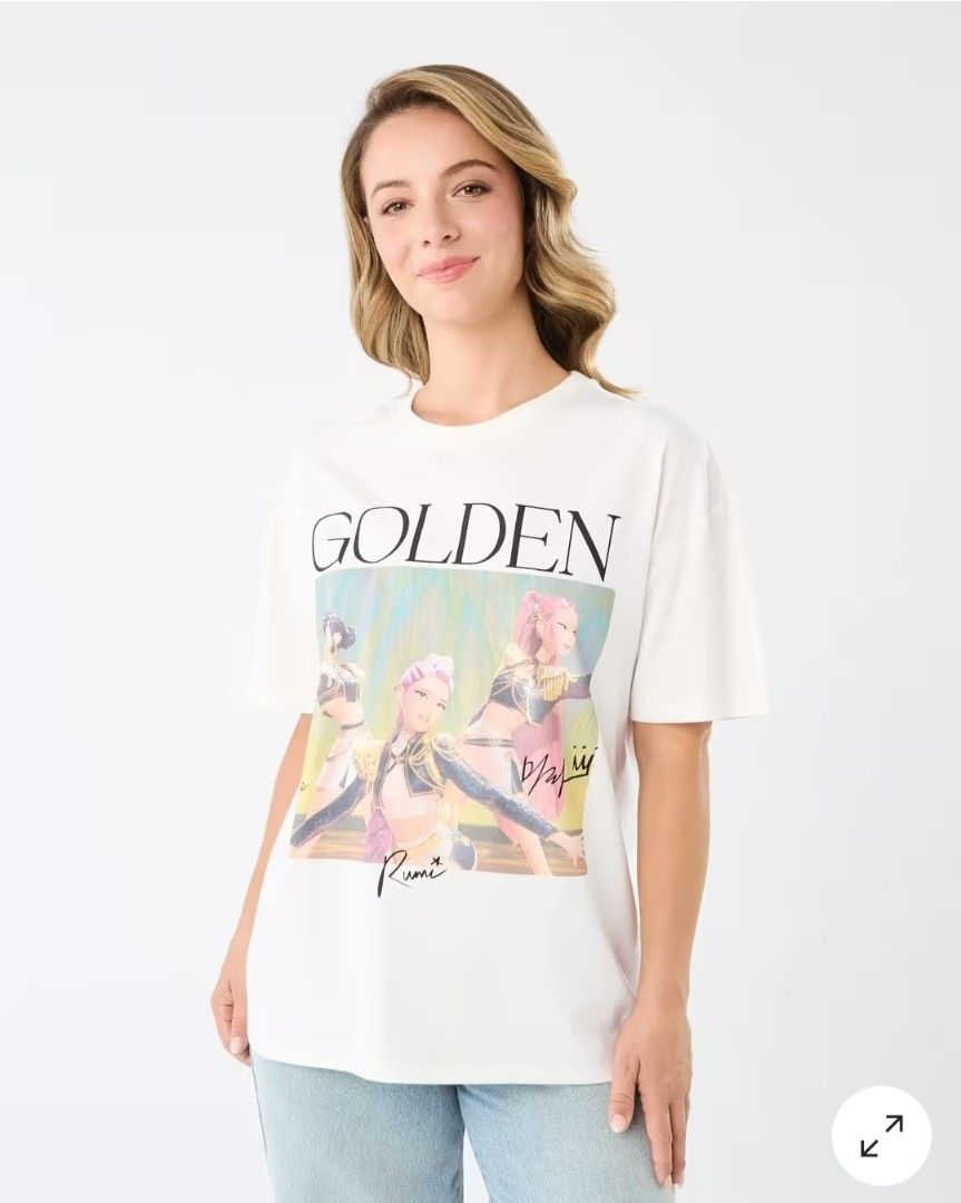 KPop Demon Hunters White Oversized Shirt (Category: Babies & Kids Fashion) located in Quezon City. Submitted by declttermum (Listing ID 1467906298, Image 1). Description: PASABUY: from Australia Brandnew official KPop Demon Hunters Huntrix oversized t-shirt. Sizes: 10 12 14 16 18 20 Arrival: December 15 #kpopdemonhunters #kpopdemonhuntersshirt #KDHshirt #huntrixshirt #kpopdemonhuntersmerch #KDHmerch #KDH #kpopdemonhuntersog #pasabuy #australiapas