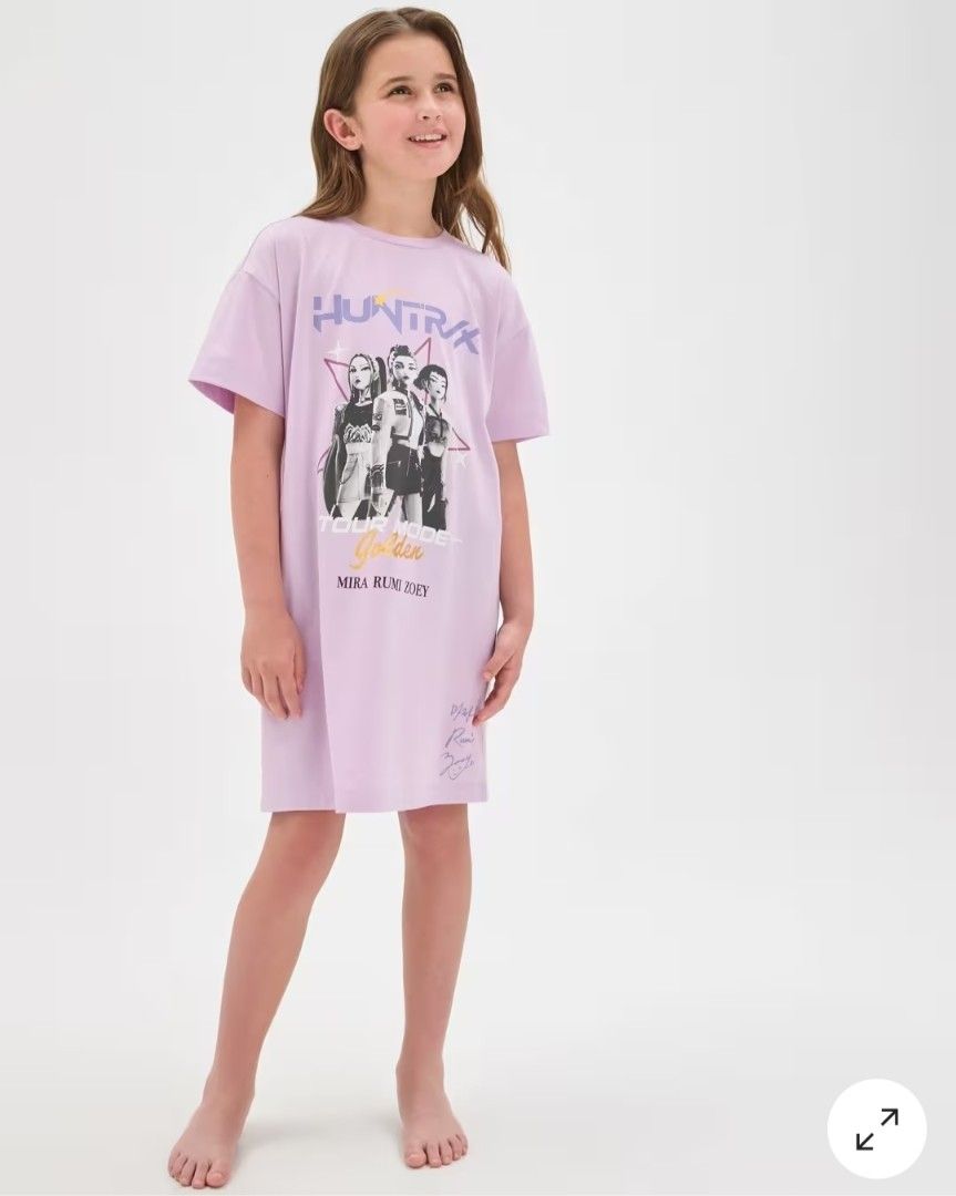 KPop Demon Hunters Sleepwear 2 (Category: Babies & Kids Fashion) located in Quezon City. Submitted by declttermum (Listing ID 1467911872, Image 1). Description: PASABUY: from Australia Brandnew official KPop Demon Hunters Huntrix short sleeve nightie. Sizes: 4 5 6 7 8 8 10 Arrival: December 15 #kpopdemonhunters #kpopdemonhunterssleepwear #KDHsleepwear #kpopdemonhuntersmerch #KDHmerch #KDH #kpopdemonhuntersog #pasabuy #australiapasabuy #auspasabuy