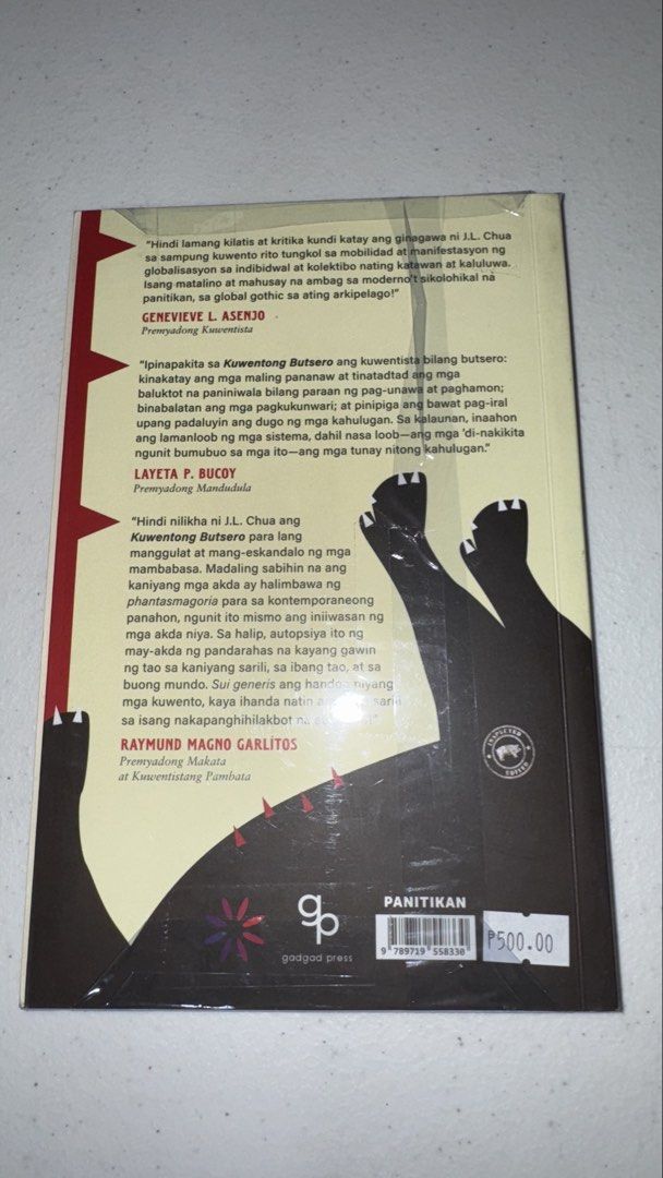 kuwentong butsero (Category: Storybooks) located in Pasay City. Submitted by kylemiguel (Listing ID 1467932864, Image 2). Description: never used. still packaged. buyer will shoulder sf. pls check all the photos. thank you! .