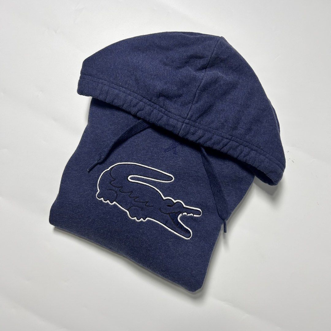 LACOSTE BIG LOGO HOODIE (Category: Hoodies) located in Bacolod City. Submitted by thrifth_to_the_gems (Listing ID 1467970777, Image 1). Description: LACOSTE BIG LOGO HOODIE SIZE 2 XS ON TAG DIMES:18x26 EXCELLENT CONDITION 9.7/10 COLOR RATE AUTHENTIC/LEGIT NO ISSUE.