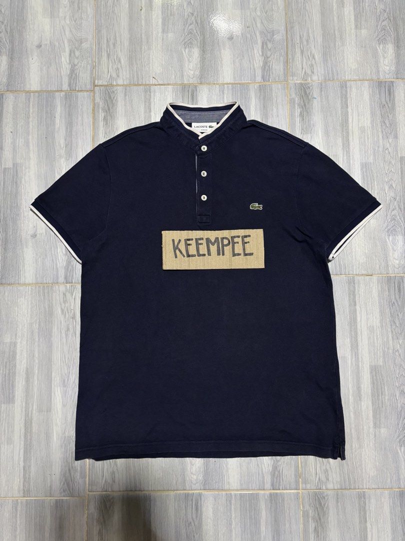 Lacoste Chinese Collar (Category: Tshirts & Polo Shirts ) located in Dasol. Submitted by keempitoc (Listing ID 1468058322, Image 1). Description: L•A•C•O•S•T•E Chinese Collar Size 4 Slim Fit Excellent condition Dimes 20x26.5 9.5 color rate No issue Pangasinan.