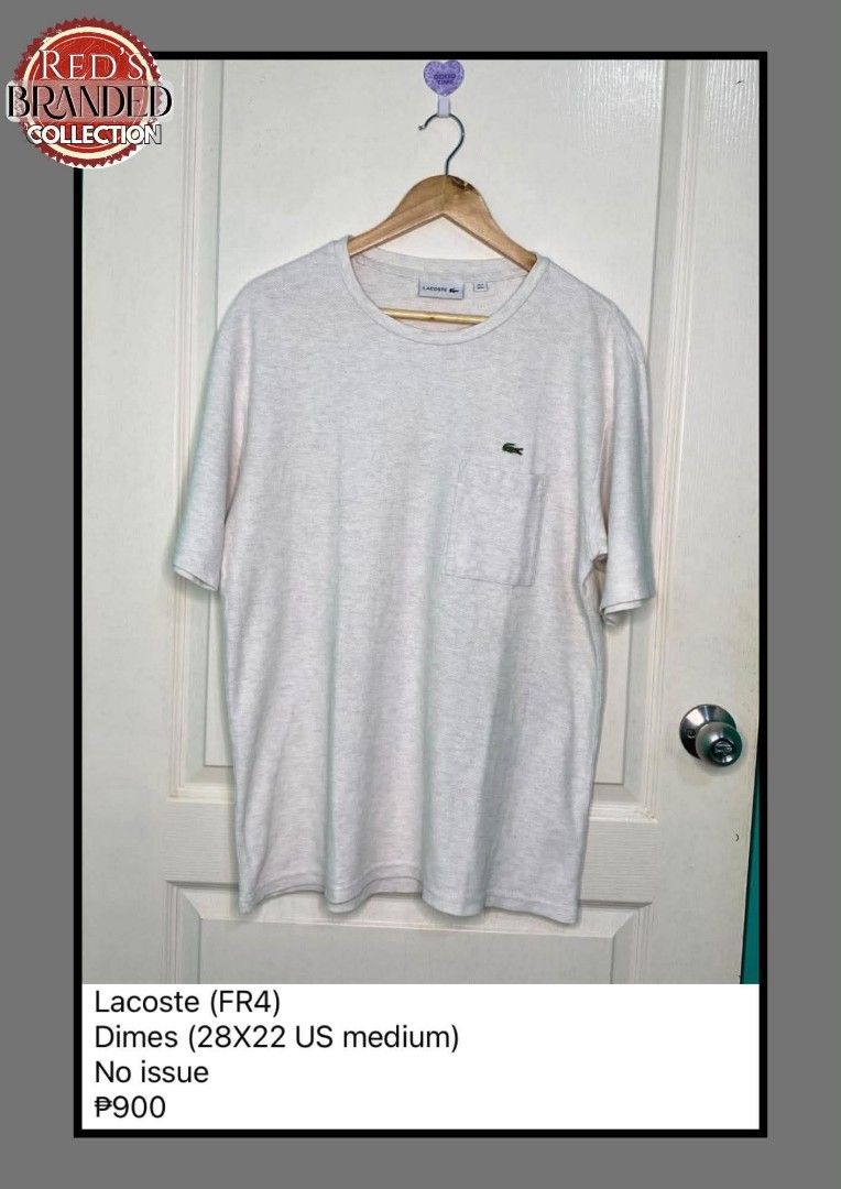 Lacoste (FR4 Tshirt) (Category: Activewear) located in Manila. Submitted by redsbrandedapparel (Listing ID 1467998258, Image 1). Description: .