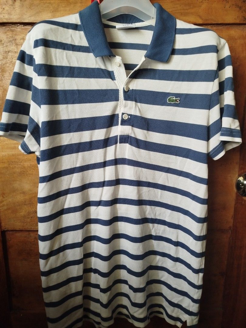 Lacoste polo shirt (Category: Tshirts & Polo Shirts ) located in San Jose. Submitted by swift_randomthrift.ph (Listing ID 1467851925, Image 1). Description: W-18 L-27 No issue Color rate 10/10 Excellent condition.
