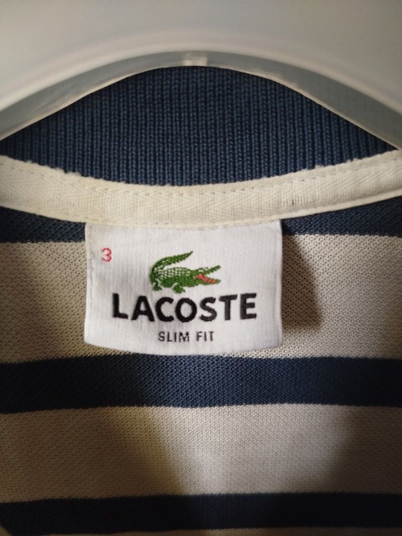 Lacoste polo shirt (Category: Tshirts & Polo Shirts ) located in San Jose. Submitted by swift_randomthrift.ph (Listing ID 1467851925, Image 3). Description: W-18 L-27 No issue Color rate 10/10 Excellent condition.