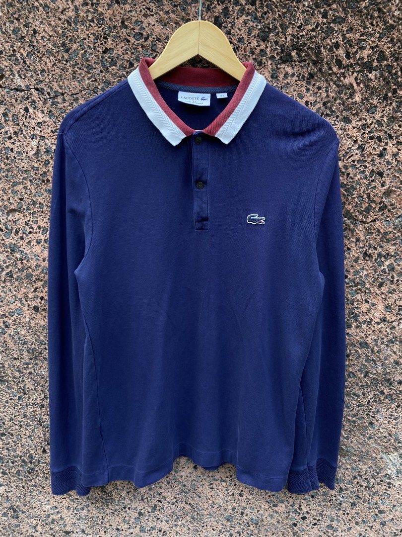 Lacoste polo longsleeve (Category: Formal Shirts) located in Cabagan. Submitted by rangi0905 (Listing ID 1467973513, Image 1). Description: size 4 sign of usage 9/10 color rate.