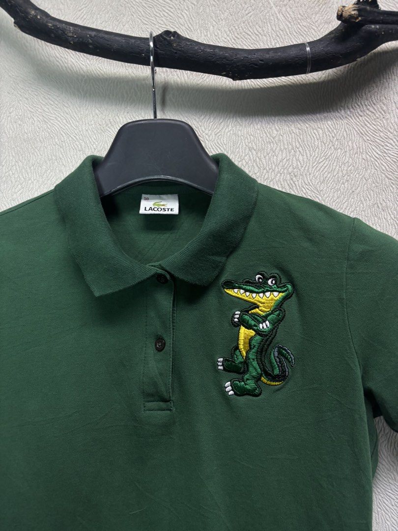 Lacoste Polo Shirt (Category: Shirts) located in Baybay. Submitted by thrift.ed2023 (Listing ID 1468014332, Image 2). Description: Lacoste Polo Shirt Medium to Large 19×24 No Issue Need Wash Good as New.