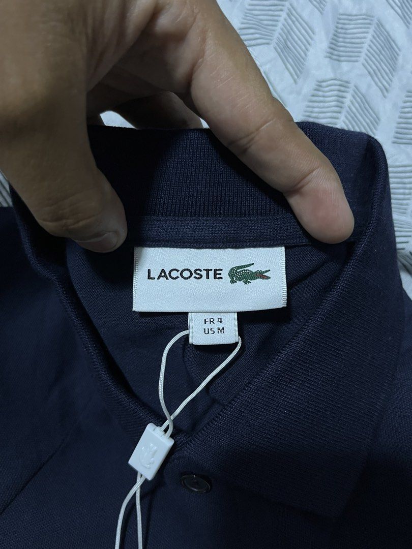 Lacoste Spell out Polo shirt (Category: Tshirts & Polo Shirts ) located in Manila. Submitted by madisonkros (Listing ID 1467952912, Image 3). Description: Lacoste Spell Out polo shirt Authentic Sz4 20x28 Fitted onyly Rfs: Wrong size, sobrang liit sakin gift lg po siya since hnd kona masosoot benta ko nalang 3k Free sf .