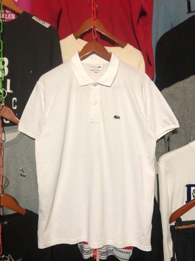 LACOSTE WHITE POLOSHIRT (Category: Tshirts & Polo Shirts ) located in Manila. Submitted by jazz_find5 (Listing ID 1468007513, Image 1). Description: LACOSTE WHITE POLOSHIRT.