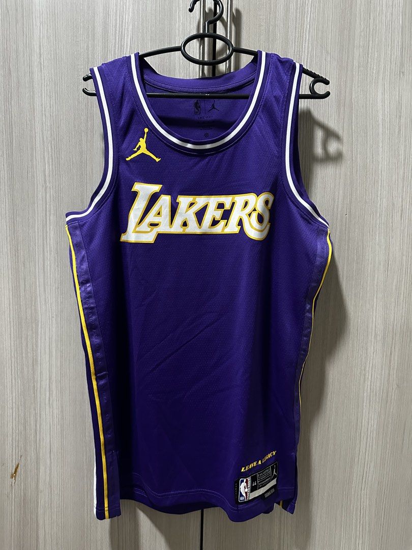Lakers Basketball Jersey (Category: Activewear) located in Mandaluyong City. Submitted by jrct12 (Listing ID 1467872555, Image 1). Description: Lakers Basketball Jersey Price - 1300 Bought this in NBA store in ayala manila bay Size - Medium on tag (22width, 30length) Condition - excellent to new, used twice RFS - Decluttering Location - Mandaluyong.