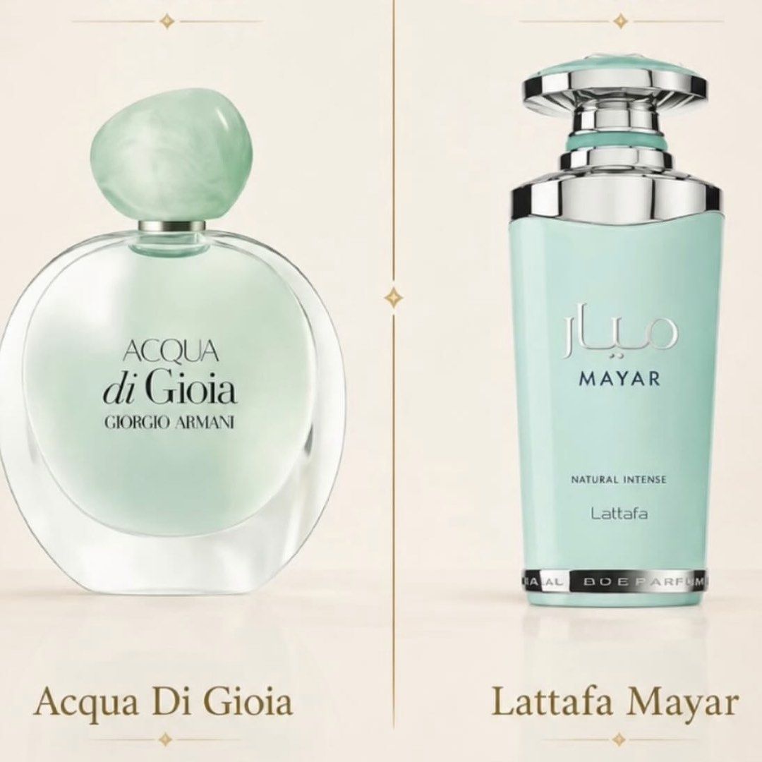 Lattafa Mayar Natural Intense Eau de Parfum (Category: Fragrance & Deodorants) located in Imus. Submitted by gigiandlili.4103 (Listing ID 1467919427, Image 3). Description: Alternative for Giorgio Armani Light Di Gioia BNIB.