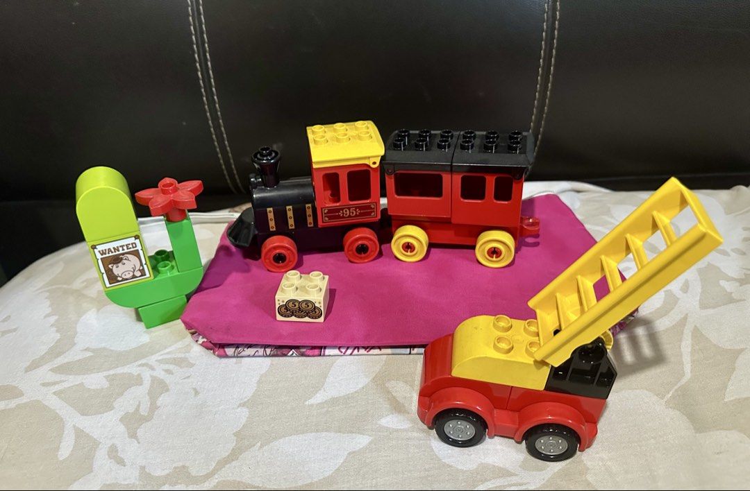 Lego Duplo toy story (Category: Lego & Building Sets) located in Angeles City. Submitted by ritenianstuff (Listing ID 1468057020, Image 1). Description: Authentic lego duplo toy story Missing woody and buzz lightyr Add sf 74 Gcash payment Last price posted.
