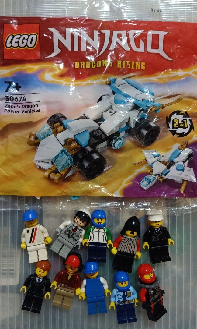 Lego sets... (Category: Lego & Building Sets) located in Sorsogon. Submitted by divs4joy (Listing ID 1467927057, Image 1). Description: Lego sets... 725❌❌❌❌ 👉 10pcs minifigures. 👉 Lego 30674 Zane's dragon power vehicles 👉 Lego part of 687 Caravelle Aeroplane 👉 as it is; WYSIWYG. 👉 see other photos for details..