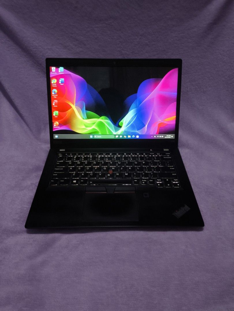 Lenovo thinkpad i7 8th gen (Category: Laptops & Notebooks) located in Quezon City. Submitted by lutz15 (Listing ID 1467966671, Image 1). Description: Lenovo laptop Processor: i7 8th gen Memory: 8gb dam ddr4 Storage: 256gb nvme fast boot Screen:14inch Frameless Videocard: Intel UHD graphics 620 Backlight keyboard white Unit and original charger Window 11 Ms office installed Good battery Good keyboard Good speaker Built in camera All usb port worki