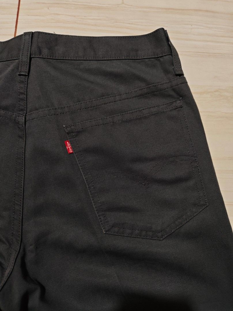 Levis 2000s Sta-Prest 566 Trousers (Category: Trousers) located in Midsayap. Submitted by indigoventure (Listing ID 1468015547, Image 3). Description: Levis 2000s Sta-Prest 566 Trousers Made in Japan 50/50 poly-cotton Sta-Prest pants with factory J41 hardware. OVERALL CONDITION: Prestine/ Excellent Condition DIMENSIONS: (Actual Measurements) waistline: 32 length: 40 leg opening: 8 rise: 11 (front) rise: 13.5 (back) Knee:9 Levi's 2000s Sta-Prest 5