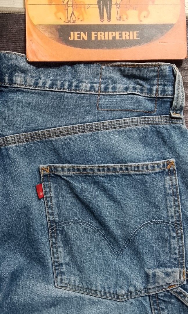 Levi's Carpenter loose Straight (Category: Jeans) located in Calbayog City. Submitted by jen1027 (Listing ID 1468007609, Image 1). Description: LEVI'S CARPENTER LOOSE STRAIGHT FOR MEN Size 34 L 32 On Tag Actual Waistline 36 Altered Length to 39.5 Hem 8.5 Made In Mexico Good Condition W/ Sign Of Used Price:650 ship ⛔ Payment First ⛔Mop-Gcash ⛔Location:Calbayog City Samar ⛔Pm.