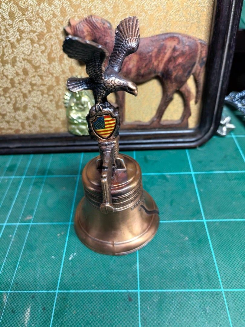 Liberty Bell Decorative (Category: Other Home Decor) located in Cebu City. Submitted by dudes_villanueva (Listing ID 1467891944, Image 3). Description: Liberty Bell Decorative Material: Metal In excellent condition.
