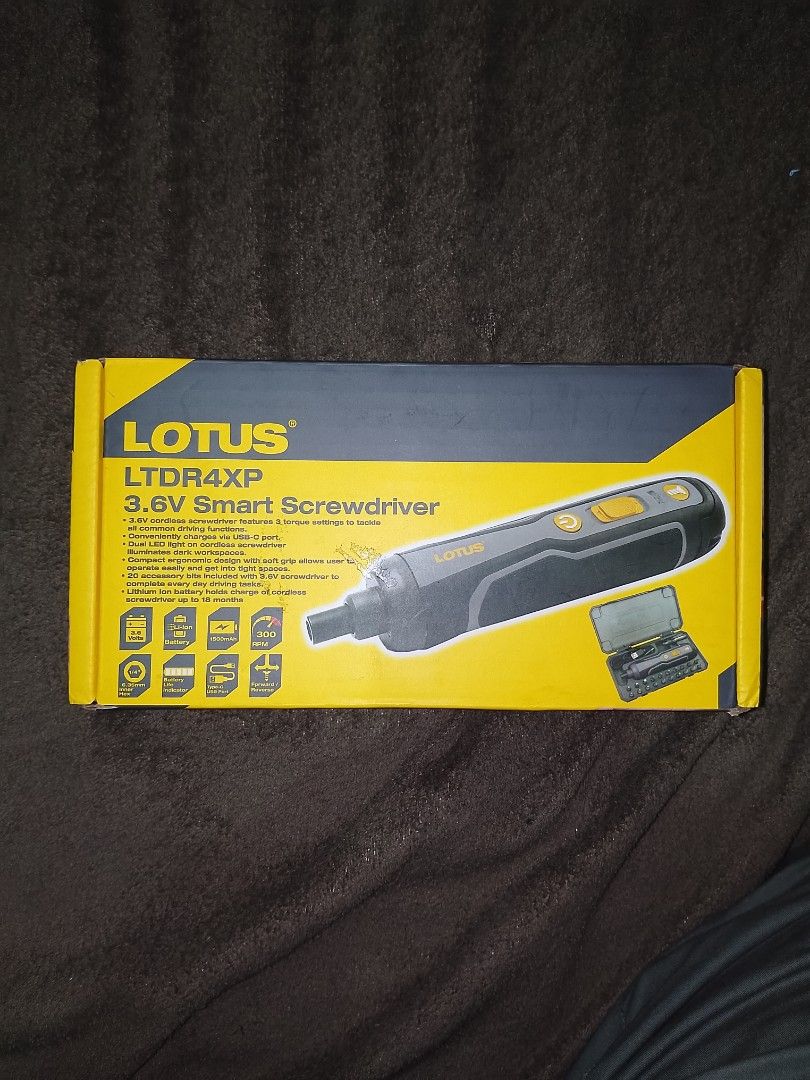Lotus cordless Screwdriver Set (Category: Announcements) located in Muntinlupa City. Submitted by jhunshop93615 (Listing ID 1468024370, Image 2). Description: brandnew original location:Alabang Muntinlupa near Lianas Mall.
