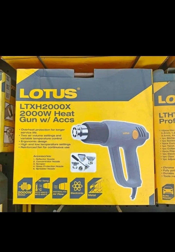 Lotus Heat Gun (Category: Announcements) located in Muntinlupa City. Submitted by jhunshop93615 (Listing ID 1468019173, Image 1). Description: brandnew original location:Alabang Muntinlupa near Lianas Mall.