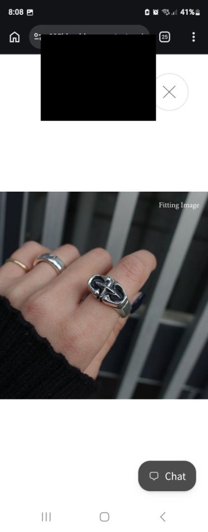 LOUD STYLE DESIGN DESERT SILVER RING (Category: Luxury Accessories) located in Taguig. Submitted by neoswiseman011 (Listing ID 1467990969, Image 2). Description: FOR SALE: Loud Style Design (LSD) Desert Ring LSR 002 Selling my Loud Style Design (LSD) Desert Ring LSR 002 due to a change in personal style. A bold statement ring featuring a distinctive gothic-inspired cross motif, dark oxidized details, and a contrasting silver-tone finish. Its chun