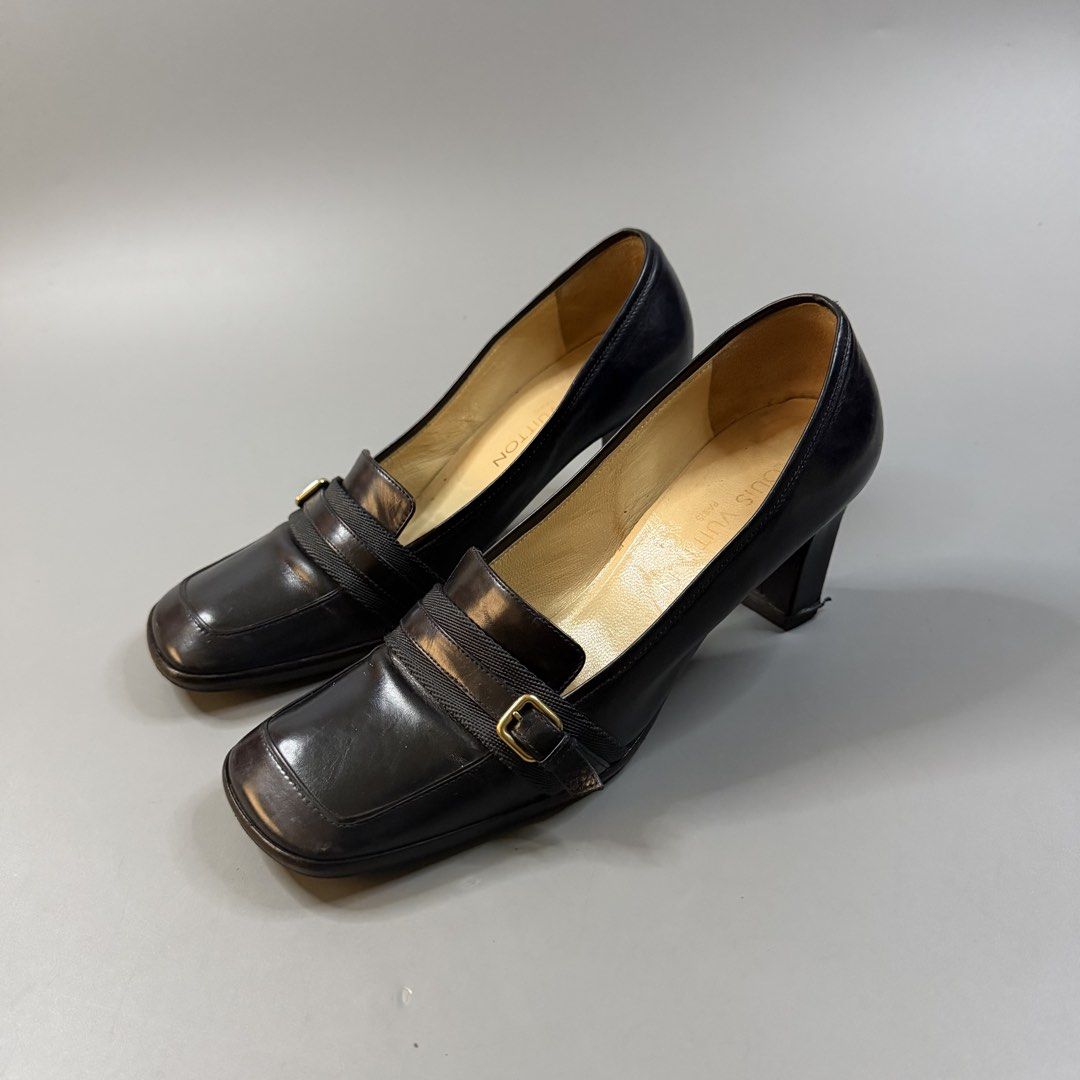 Louis Vuitton - Black Square Toe Heeled Sandals Leather (Category: Sandals) located in Paranaque City. Submitted by millennial_goodz (Listing ID 1468011438, Image 3). Description: WTS Louis Vuitton - Black Square Toe Heeled Sandals Leather Size 37 Excellent condition Authentic, pair only Made in Italy P2,799 only DM.