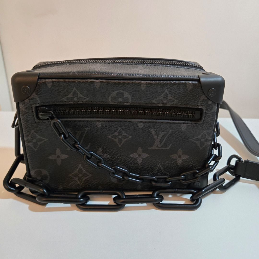 Louis Vuitton Soft Trunk Monogram Eclipse (Category: Luxury Bags & Wallets) located in Caloocan City. Submitted by fast_luxor (Listing ID 1468020836, Image 1). Description: -Japan thrifted -Box and Dustbag included -Microchipped Open for meetup, delivery.