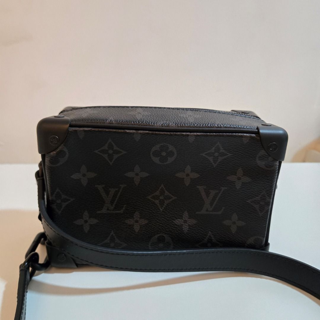 Louis Vuitton Soft Trunk Monogram Eclipse (Category: Luxury Bags & Wallets) located in Caloocan City. Submitted by fast_luxor (Listing ID 1468020836, Image 2). Description: -Japan thrifted -Box and Dustbag included -Microchipped Open for meetup, delivery.