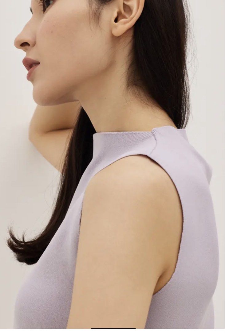 Love Bonito Knit Top (Category: Sleeveless) located in Manila. Submitted by rpeva19 (Listing ID 1467889421, Image 2). Description: Color: Purple Size: S No flaws.