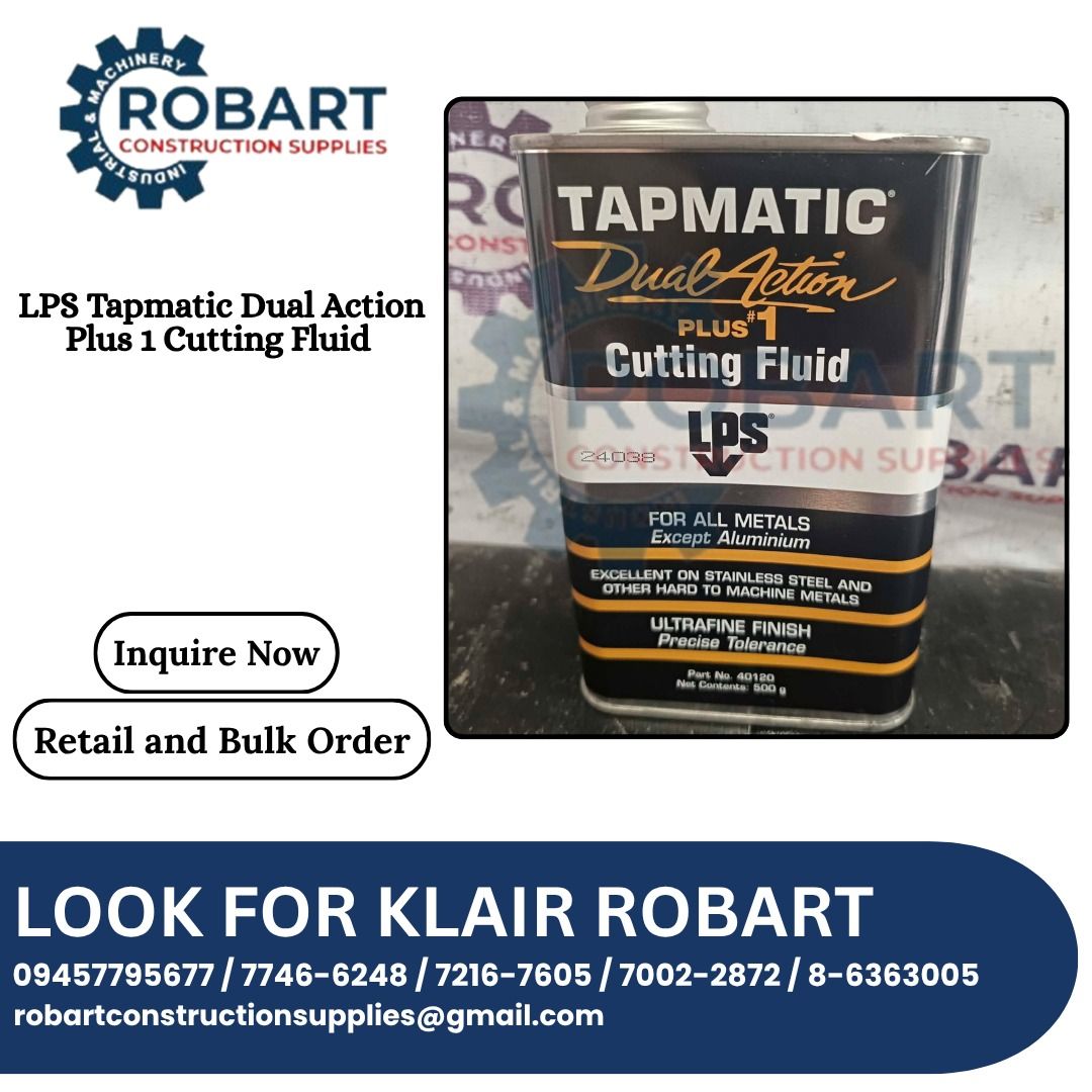 LPS Tapmatic (Category: Looking For) located in Caloocan City. Submitted by klair_robart (Listing ID 1467900805, Image 1). Description: LPS Tapmatic Dual Action Plus" 1 Cutting Fluid Size: 500g.