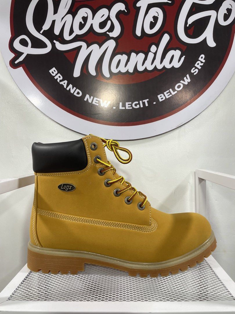 Lugz Yellow Wheat Boots (Category: Boots) located in Manila. Submitted by shoestogomanila (Listing ID 1467962578, Image 1). Description: Brand new legit size 9/9.5/10/11 available San Andres Manila location .