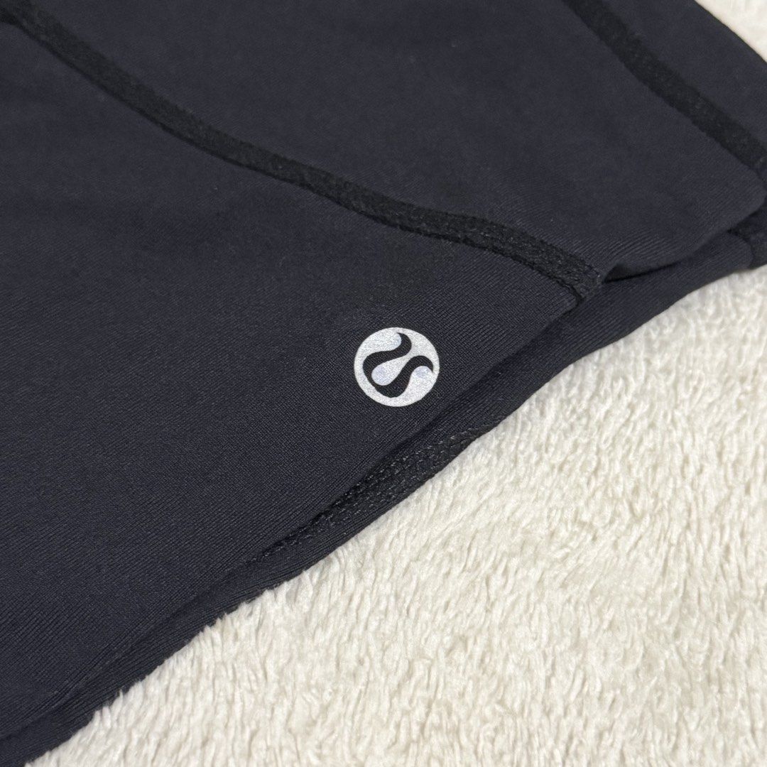 Lululemon Black Leggings Size 8 (Category: Activewear) located in Caloocan City. Submitted by bellita_05 (Listing ID 1468002095, Image 1). Description: - Brand: Lululemon - Color: Black - Size: 8 - Waistband: High-rise for extra support and comfort - Design: Classic style with signature logo near the hem - Material: Premium, comfortable stretch fabric - Condition: Clean, well-maintained, and gently used - Versatility: Ideal for yoga, workouts, or