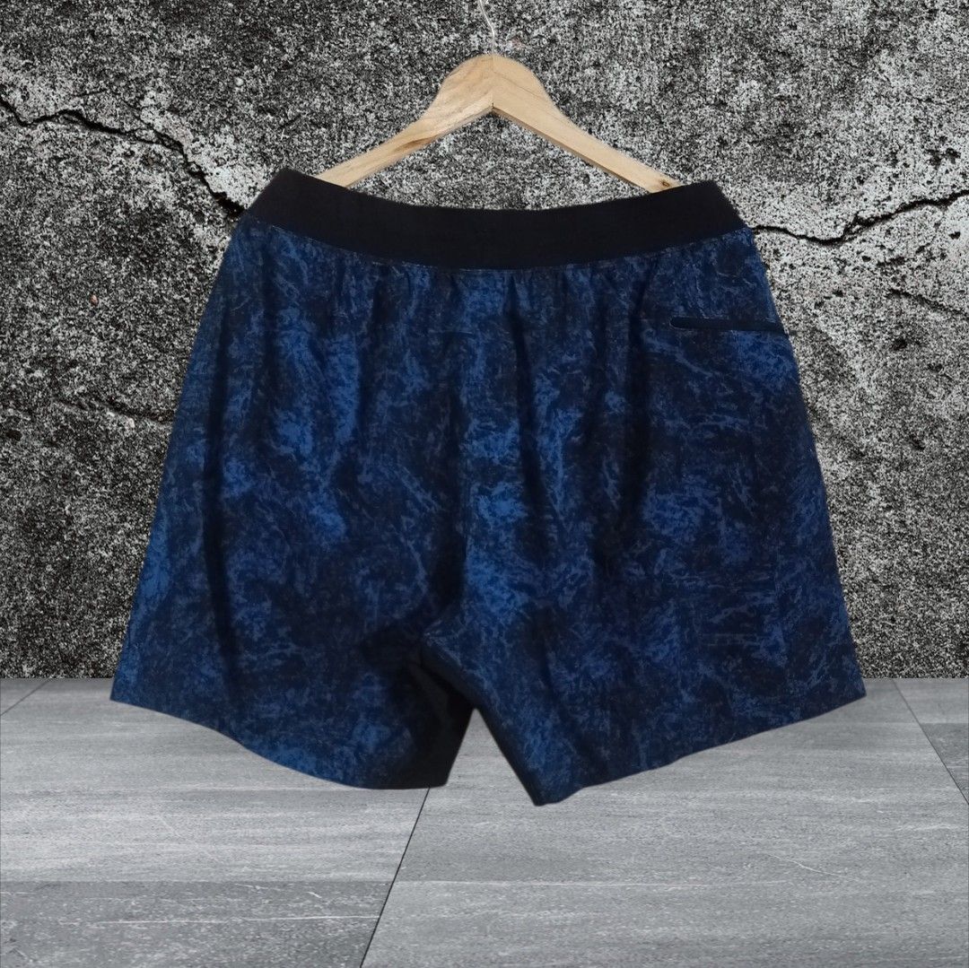 Lululemon Blue Patterned Athletic Shorts (Category: Shorts) located in Calatagan. Submitted by lyvertabora (Listing ID 1467978904, Image 2). Description: Dimension:W-32*36 L-17 As new condition Excellent condition missing washtag all items are need wash.