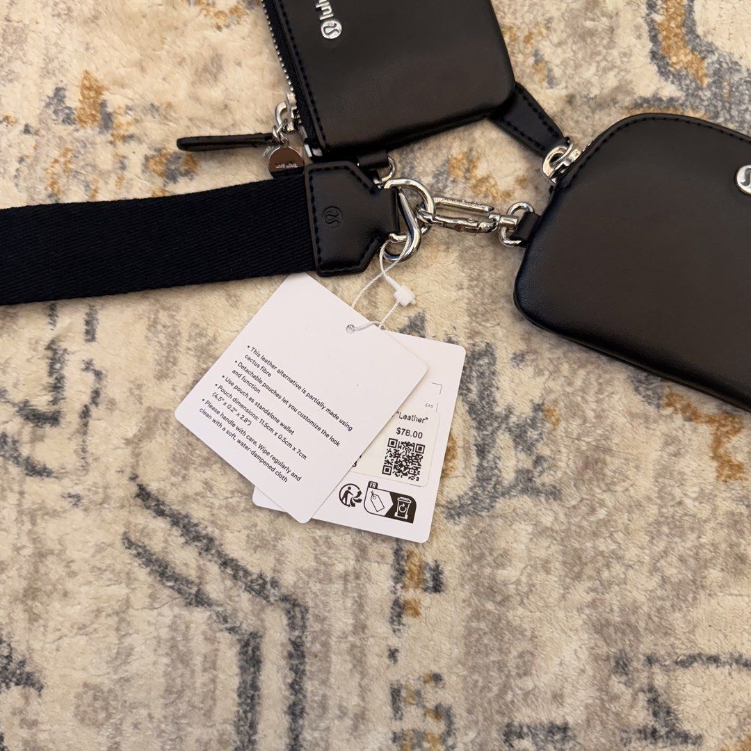 Lululemon Leather Modular Multi-Pouch Wristlet Wallet Black (Category: Wallets & Card holders) located in Angeles City. Submitted by alexandramhaey (Listing ID 1467875590, Image 2). Description: brand new, perfect for christmas gifting 🎁 with tag price, no paper bag included .