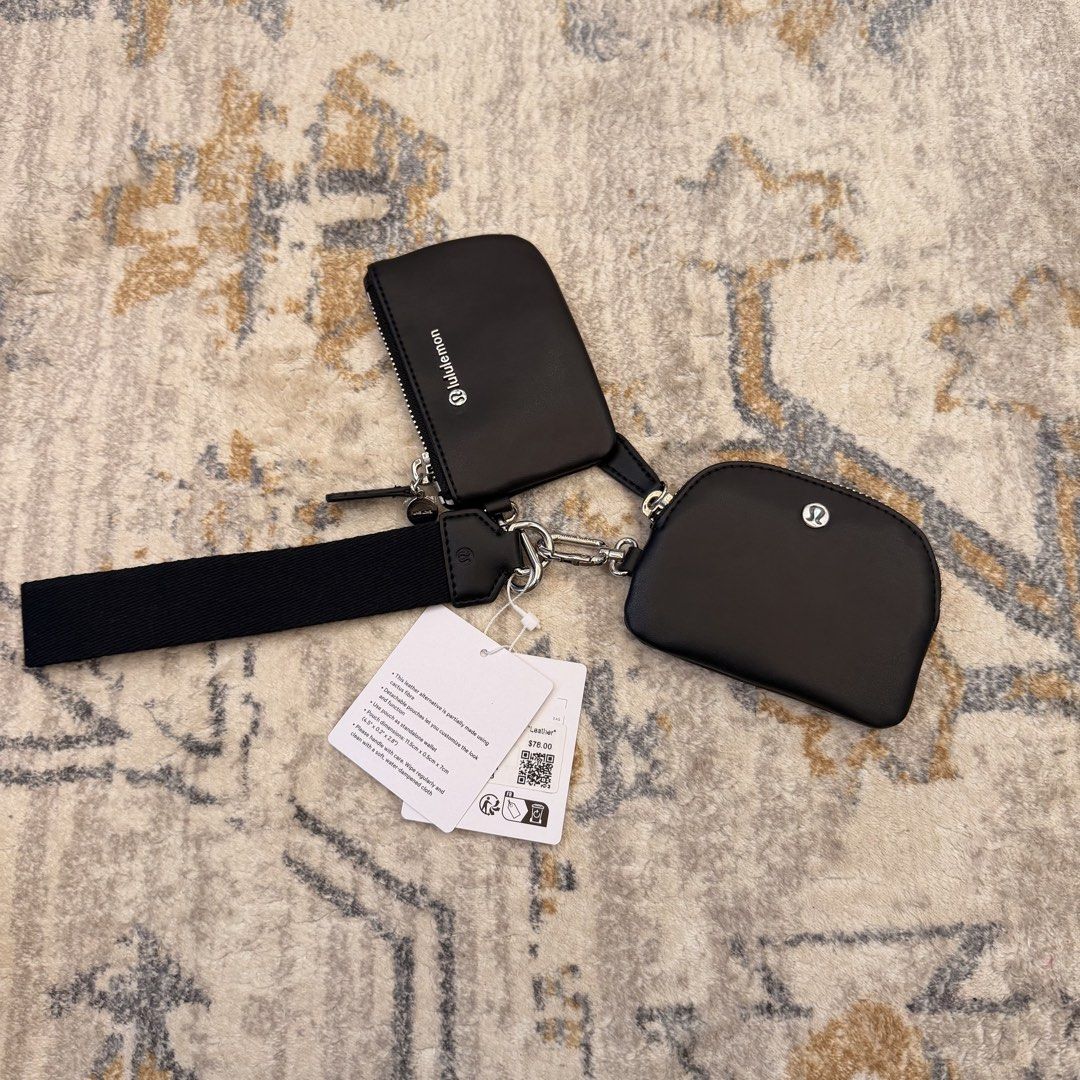 Lululemon Leather Modular Multi-Pouch Wristlet Wallet Black (Category: Wallets & Card holders) located in Angeles City. Submitted by alexandramhaey (Listing ID 1467875590, Image 1). Description: brand new, perfect for christmas gifting 🎁 with tag price, no paper bag included .