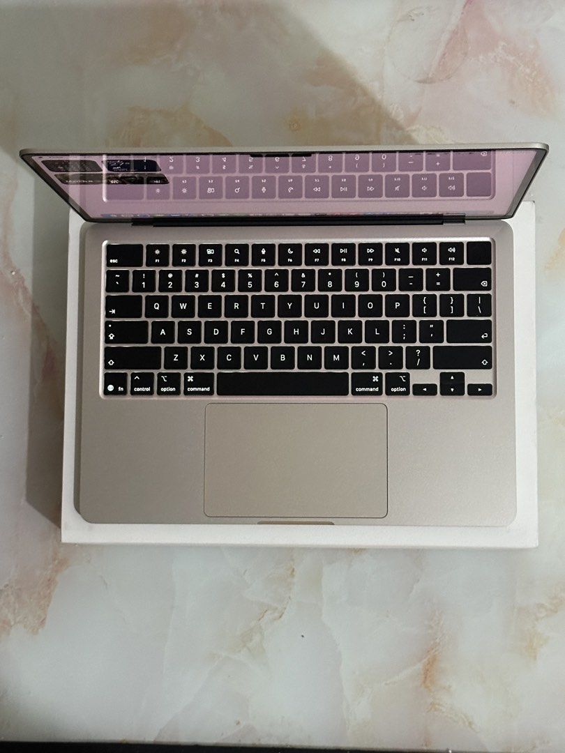 Macbook Air M5 Starlight (Category: Laptops & Notebooks) located in Caloocan City. Submitted by mofuberry.crate (Listing ID 1467876146, Image 3). Description: rush selling! macbook air m5 512gb 13” starlight .𖥔 ݁ details: - 100% batt health (15 cc) - 8 core gpu - 16gb ram - macOS 27 golden gate (latest software) - no dents & scratches! - no issues, good as brand new - with warranty ‘til 2027 - lady-owned - complete with box & charger - STRICTLY 