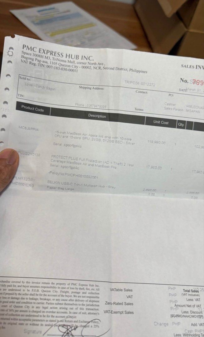 Macbook m4 24/512 (Category: Laptops & Notebooks) located in Manila. Submitted by mave121 (Listing ID 1467911642, Image 2). Description: .