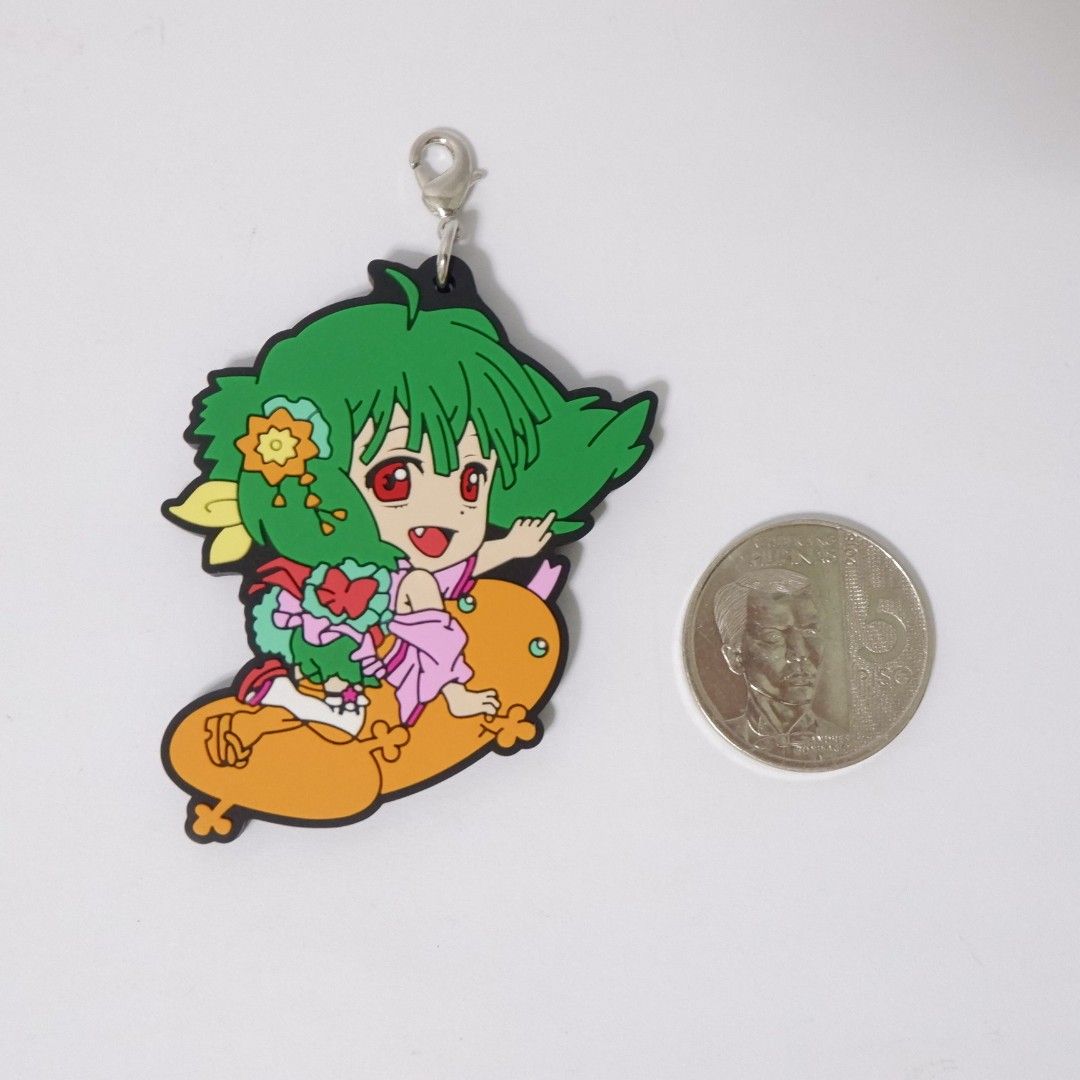 Macross Frontier Rubber Charm Keychain Ranka Lee (Category: Character Goods) located in Taytay. Submitted by kyo.mono (Listing ID 1467898068, Image 2). Description: 💟Follow us on IG: kyo.mono for faster replies TikTok: kyo.mono_ for videos and review Good as new Auth from Japan Actual photo posted.