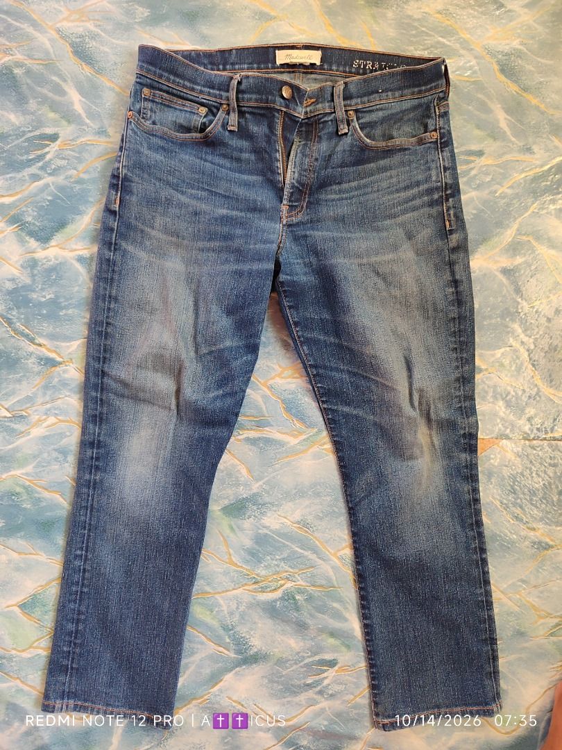 Madewell Selvedge Denim (Category: Jeans) located in Mangaldan. Submitted by lostthread (Listing ID 1467921108, Image 1). Description: Madewell Denim Stretch Faded Blue Dimes 34 x 32 .